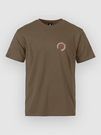 Horsefeathers Mocker Camiseta marr&oacute;n