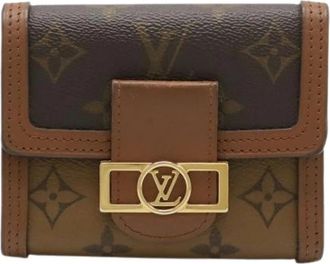 Louis Vuitton Pre-owned Vintage Tri-fold Portemonnee - Dames - Vintage Accessoires - Bruin - ONE Size - Vintage