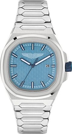 Aston Martin Icon Gpq Heren Zilveren Horloge MTIG2S605