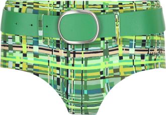 Ferragamo Checkered Belted Swim Bottoms