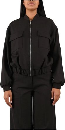 Nine In The Morning Bomber Jacket - - Jackets - Donna - Nero - S