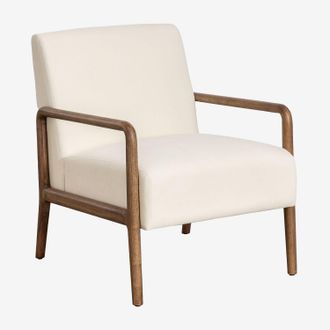 Sklum Sklum - Sill&oacute;n En Madera De Caucho Maylene