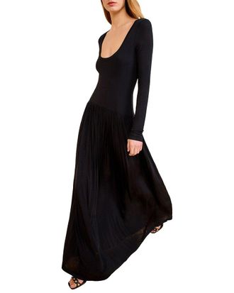 Ulla Johnson Amal Jersey U-Neck Dress