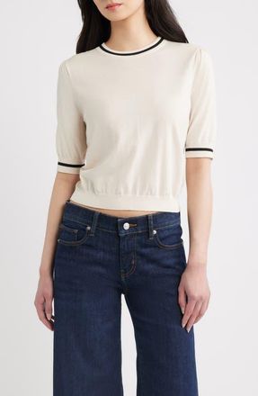Frame Denim The Gathered Sweater in Cream Multi at Nordstrom, Size X-Large