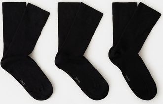 Mango Pack 3 calzini cotone nero - Uomo - 40-42 - MANGO MAN