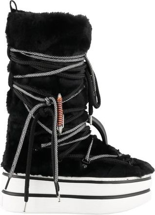 Hogan Faux Fur Snow Boots