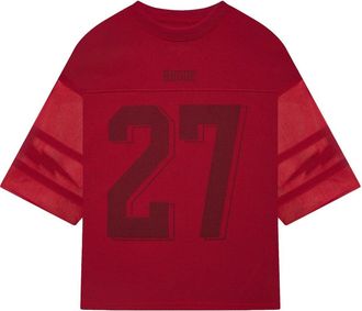 Rhude LIGHTNING FOOTBALL TEE Size: XS, colour: RED