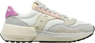 Saucony Jazz NXT Suede White Sneakers - Dames - Sneakers - Beige - 40 EU - Leer - Schoenen