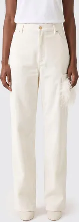 Darkpark High-Waisted Wide-Leg Corduroy Trousers with 5-Pocket Design