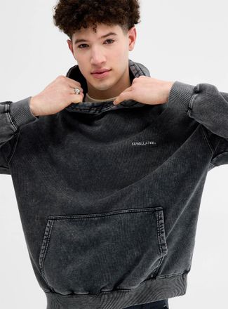 Kuwalla Mens Acid wash hoodie