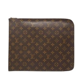 Louis Vuitton Pre-owned Monogram Canvas Clutch - - Pre-owned - Donna - Marrone - ONE SIZE