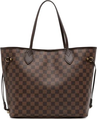 Louis Vuitton 2013 Damier Ebene Neverfull MM tote bag - Brown