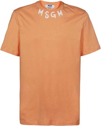 Msgm Msgm, Uomo, Top, Arancione, XS, new