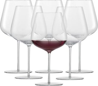 Zwiesel Glas Set of 6 Vervino 32.2oz Burgundy Glasses