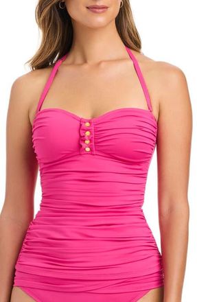 Bleu Rod Beattie Tankini Top in Pink Punch at Nordstrom, Size 10