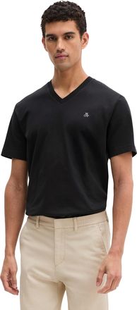 Marc O'Polo V-Shirt MARC OPOLO, Herren, Gr. XXL, schwarz, Obermaterial: 100% Baumwolle, V-Ausschnitt, Shirts V-Shirt