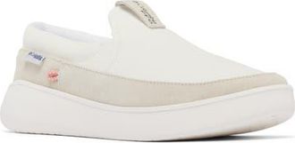 Columbia PFG Boatside Slip-On Sneaker in Sea Salt/Icy Morn at Nordstrom, Size 12