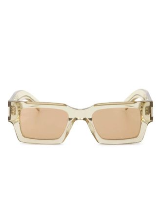 Saint Laurent Eyewear transparent sunglasses - Yellow