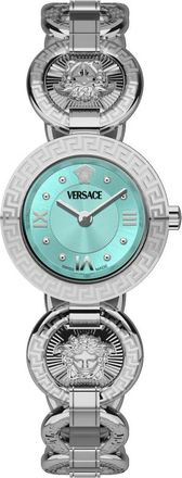 Versace Greca Jewel Watch - Dames - Horloges - Grijs - ONE Size - Accessoires