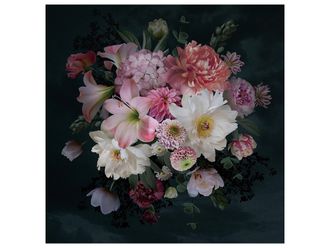 Schubiger M&ouml;bel Digitaldruck auf Glas H&uuml;bsches Blumenbouquet 2