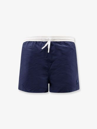 Ami Costume da bagno in nylon con logo tono su tono - AMI PARIS - gender_Man