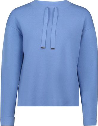Betty Barclay Truien & Vesten, Dames, Blauw, 2Xl, Fijngebreide trui met ronde hals