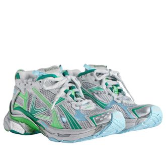 Balenciaga (WMNS) Balenciaga Runner Sneaker Grey Green Blue 772767W3RMU1340