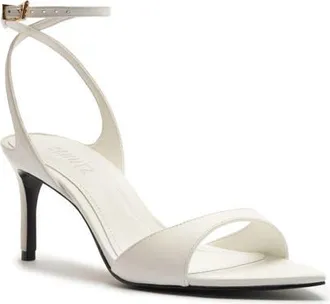 Schutz Zosia Ankle Strap Sandal in White at Nordstrom, Size 11