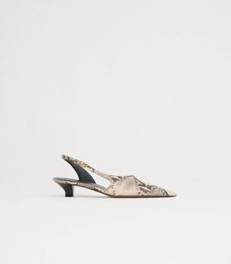 Mansur Gavriel Womens Anna Slingback Heels In Roccia