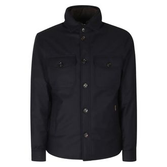 Moorer Dasson LL Jacket - Heren - Jassen - Blauw - Maat: M Zijde
