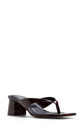 Aldo Antonina Flip Flop in Open Brown at Nordstrom, Size 6.5