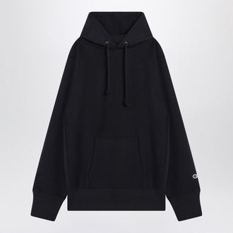 Champion Navy Blue Cotton Hoodie