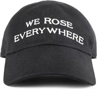 Ann Demeulemeester Ini Baseball Cap With we Rose Everywhere Embroidery