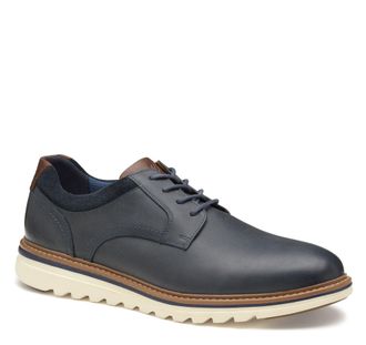 Johnston & Murphy Mens Ralston Plain Toe Lace-Up Oxford Shoe