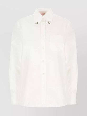 Valentino Garavani cotton poplin shirt with button accents
