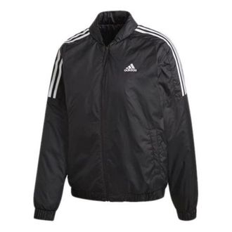 adidas (WMNS) adidas Essentials Insulated Bomber Jacket Asia Sizing Black GH4580