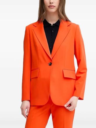 Sisley single-button blazer - women - Fabric - 42 - Red