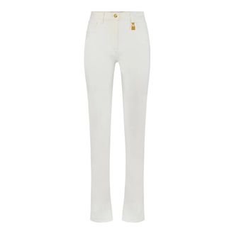 Elisabetta Franchi Mujer, Vaqueros, Blanco, Talla: W29