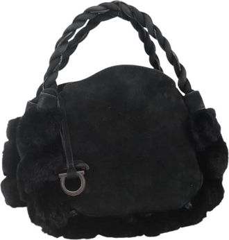 Ferragamo Pre-owned Handbags, female, Black, Size: ONE SIZE Pre-owned Hand Bag