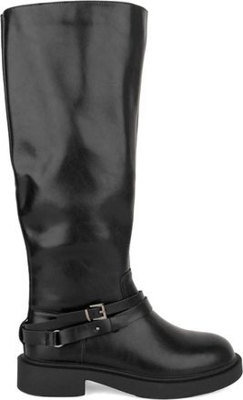 Keddo Nola Enkellaars - Dames - Hoge Laarzen - Zwart - 36 EU - Leer - Schoenen