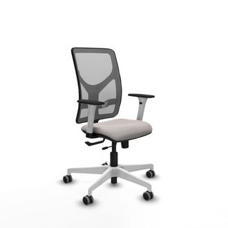 Piqueras y Crespo Silla De Oficina Piqueras Y Crespo Motilla Blanco Similpiel