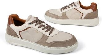 Anthony Veer Acton Court Sneaker in White Tan Multi at Nordstrom, Size 11