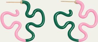 Bea Bongiasca Duo Color Enamel Earrings