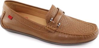 Marc Joseph New York Bryant Park Leather Weave Driver Loafer in Cognac Grainy Weave at Nordstrom, Size 8.5
