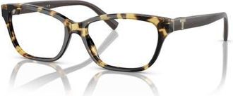 Tiffany & Co. 54mm Rectangle optical glasses in Tortoise at Nordstrom