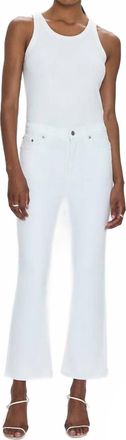 Pistola Denim Lennon High Rise Boot Jean In Vivid White