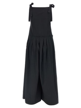 Max Mara Womens Black Cotton Jumpsuit