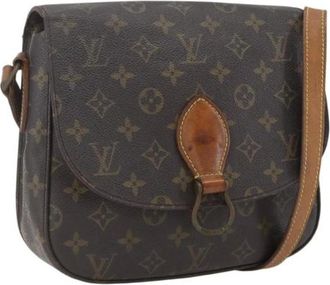 Louis Vuitton Pre-owned Cross Body Bags, female, Brown, Size: ONE SIZE Pre-owned Vintage Canvas Cross Body Bag