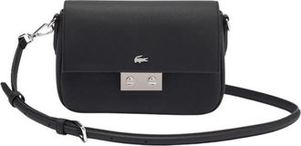 Lacoste Daily City Flap Bag - Dames - Schoudertassen - Zwart - ONE Size - Tassen