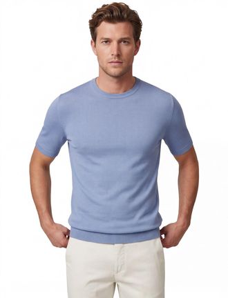 Cavallaro Korte mouw T-shirt Cavallaro Napoli Milo Tee blauw